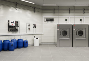 Was passiert, wenn in einer Wäscherei das Wasser für die Dosieranlagen ausgeht?